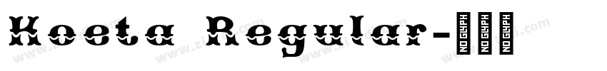 Koeta Regular字体转换 Koeta Regular字体转换